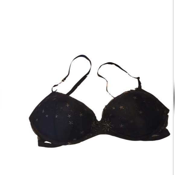 Victorias Secret Black No Underwire Padded Bra Size 38D - Picture 6 of 6